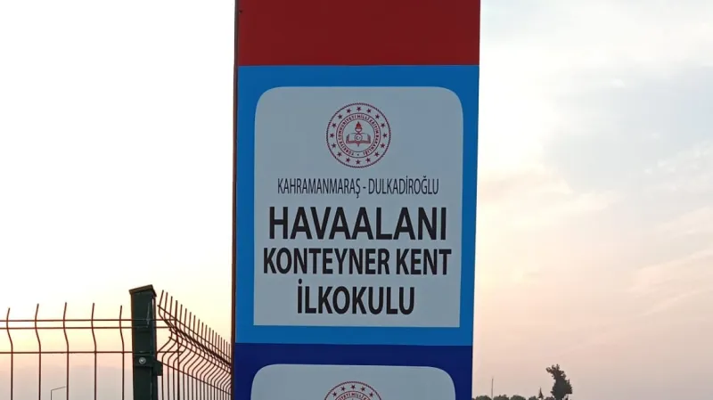 Dulkadiroğlu Havaalanı Konteyner Kent İlkokulu - Dulkadiroğlu ilkokulları