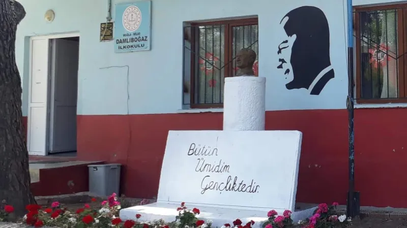 Muğla Damlıboğaz İlkokulu - Muğla ilkokulları